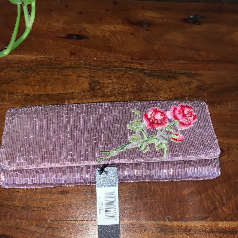 Womens Beaded clutch